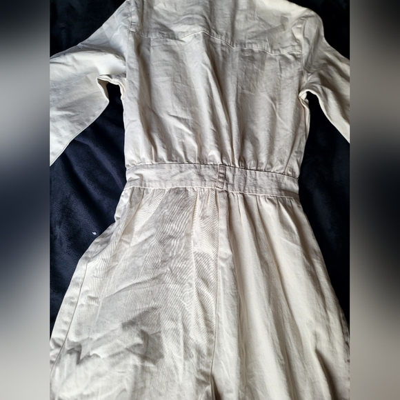 NWT Denim boiler suit In Off-White/ Cream - Picture 10 of 14